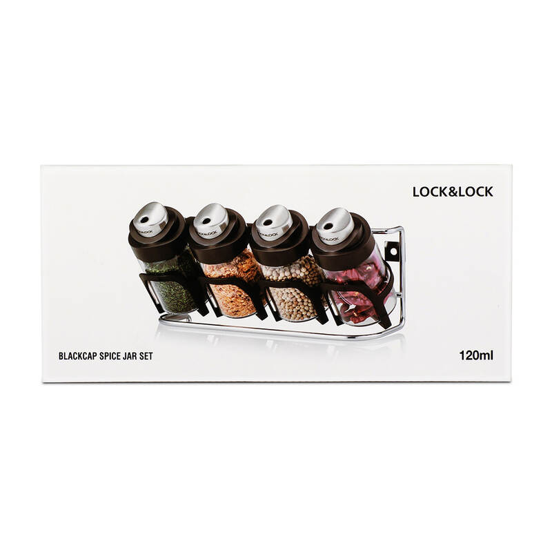 Lọ Đựng Gia Vị 4P Locknlock Blackcap - 120Ml - LLG843, , large image number null